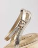 ALDO Aldo Stellare heeled sandals with ankle strap in gold - 3
