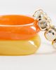 ALDO ALDO sunvibes layering bangles in orange, yellow and gold tone-Multi - 2