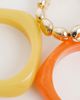 ALDO ALDO sunvibes layering bangles in orange, yellow and gold tone-Multi - 3