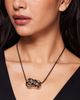ALDO ALDO zayna molten coin cord necklace in gold - 1