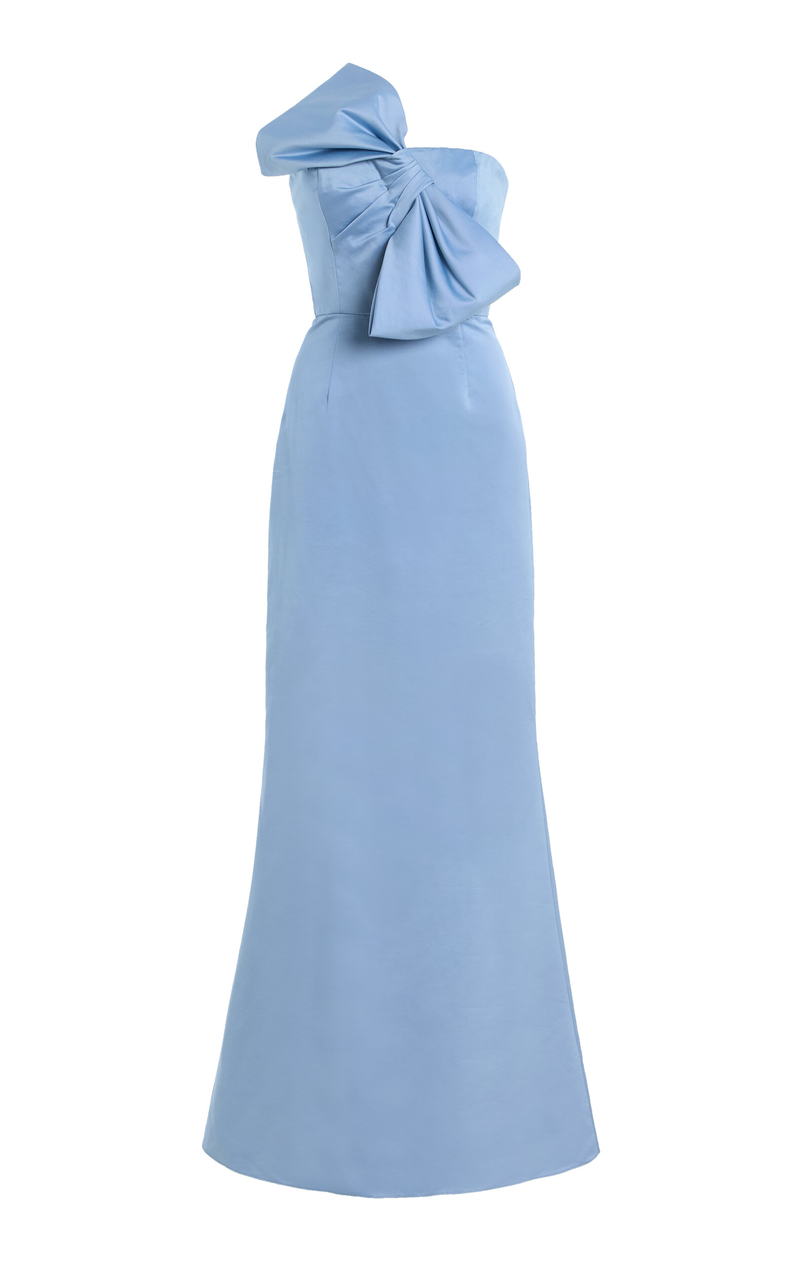 Alejandra Alonso Rojas Alejandra Alonso Rojas BowDetailed CottonSilk Gown
