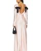 Alejandra Alonso Rojas Alejandra Alonso Rojas Cowl Back Dress With Bows - 1