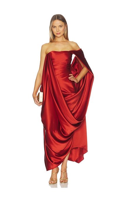 Alejandra Alonso Rojas Alejandra Alonso Rojas Draped Overlay Gown