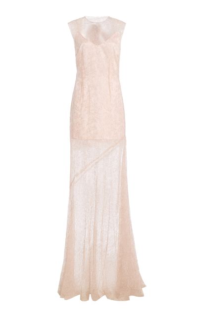 Alejandra Alonso Rojas Fall 2026 Reworks Existing Fabrics Into Gold And Bordeaux Satin