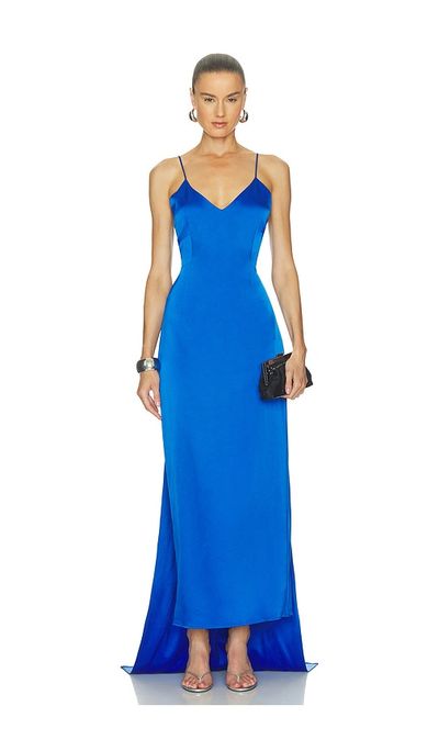 Alejandra Alonso Rojas Alejandra Alonso Rojas Fitted Sheath Dress With Removable Train