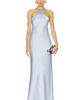 Alejandra Alonso Rojas Alejandra Alonso Rojas Halter Slip Gown With Flower - 1