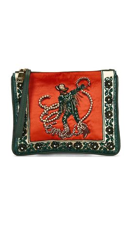 Alemais Alemais Ace Cowboy Embellished Clutch