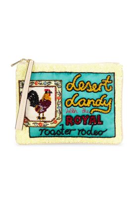 Alemais Alemais Ace Rooster Embellished Clutch