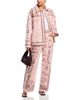 Alemais Alemais Akia High Rise Straight Jeans in Pink - 3