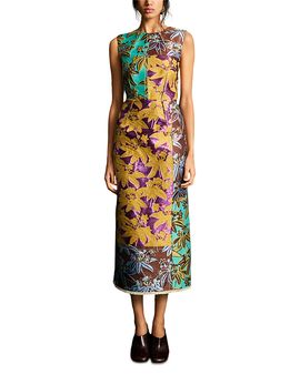 Alemais Alemais Bodie Patchwork Jacquard Dress