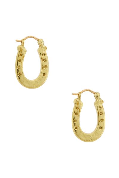 Alemais Alemais Django Horseshoe Stud Earrings