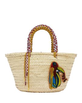 Alemais Alemais Midi Straw Basket Tote