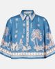 Alemais AlÃ©mais Acacia printed cropped linen shirt - 1