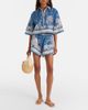 Alemais AlÃ©mais Acacia printed linen Bermuda shorts - 2