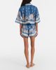 Alemais AlÃ©mais Acacia printed linen Bermuda shorts - 3