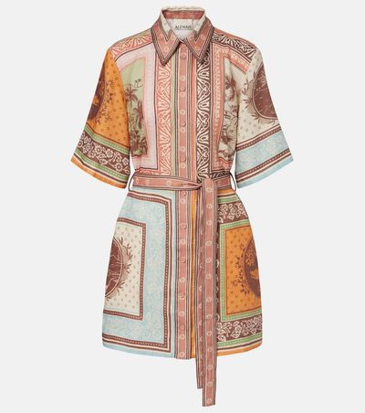 Alemais AlÃ©mais Alberta printed linen shirt dress