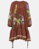 Alemais AlÃ©mais Alfie gathered cotton and silk minidress - 1