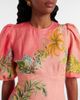Alemais Alémais Anika floral linen maxi dress - 4