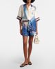 Alemais AlÃ©mais Apollo printed silk satin shorts - 2
