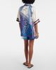 Alemais AlÃ©mais Apollo printed silk satin shorts - 3