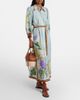Alemais Alémais Belted floral linen shirt dress - 2
