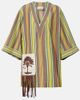 Alemais AlÃ©mais Clover embroidered striped cotton minidress - 1