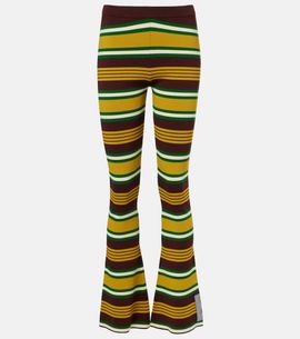 Alemais AlÃ©mais Clover knitted striped flared pants
