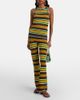 Alemais AlÃ©mais Clover knitted striped flared pants - 2