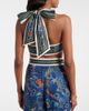 Alemais AlÃ©mais Cove printed halterneck linen bra top - 5