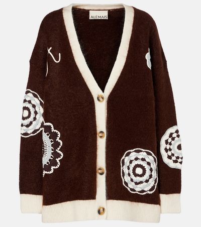 Alemais AlÃ©mais Crochet-trimmed cardigan