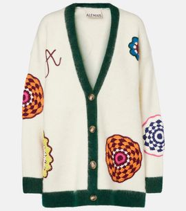 Alemais AlÃ©mais Crochet mohair and wool-blend cardigan
