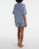 Alemais AlÃ©mais Crochet striped cotton shorts - 3
