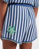 Alemais AlÃ©mais Crochet striped cotton shorts - 5
