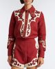 Alemais Alémais Duke embroidered wool-blend shirt - 2