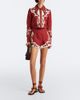 Alemais Alémais Duke embroidered wool-blend shirt - 6