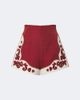 Alemais Alémais Duke embroidered wool-blend shorts - 1