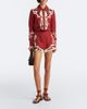 Alemais Alémais Duke embroidered wool-blend shorts - 2