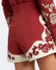 Alemais Alémais Duke embroidered wool-blend shorts - 4
