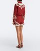 Alemais Alémais Duke embroidered wool-blend shorts - 5