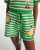 Alemais AlÃ©mais Embroidered striped cotton shorts - 4