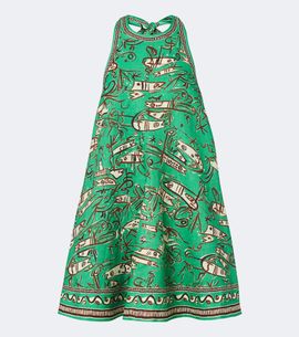 Alemais Alémais Fish Sticks printed linen minidress