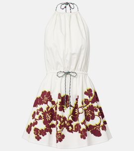 ALMAIS - Timmy Short-Sleeve Embroidered Linen Mini Dress