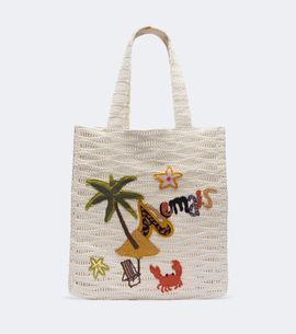 Alemais Alémais Island Cove Large crochet tote bag