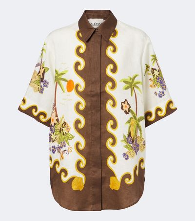 Alemais Alémais Island Cove linen shirt