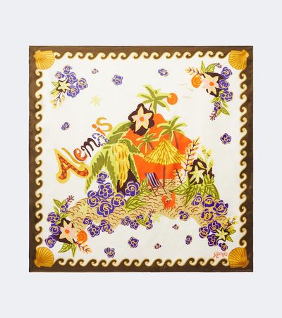 Alemais Alémais Island Cove silk scarf
