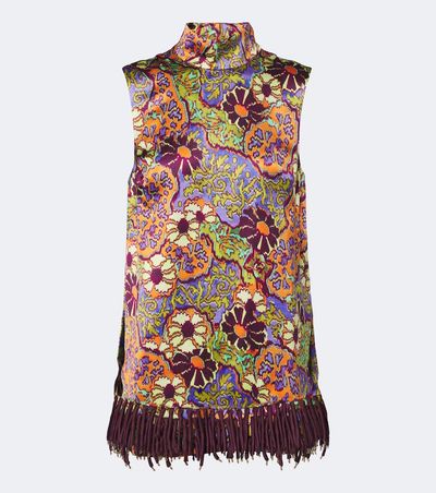 Alemais Alémais Joanna floral fringed top