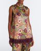 Alemais Alémais Joanna floral fringed top - 2