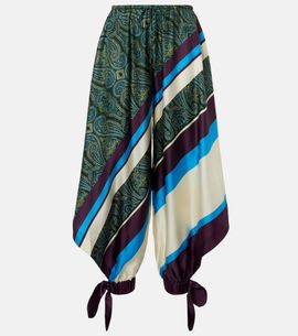 Alemais AlÃ©mais Joni printed silk twill balloon pants