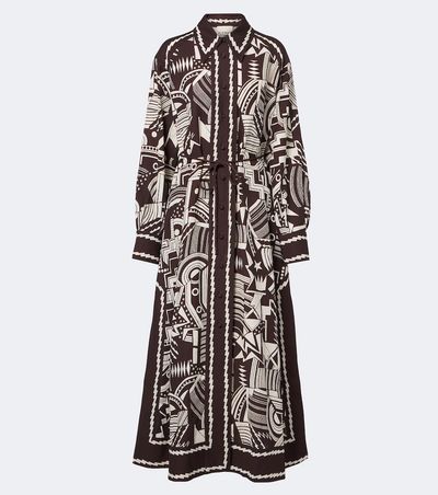 Alemais Alémais Lori printed shirt dress