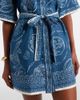 Alemais Alémais Lucky belted printed linen shirt dress - 4